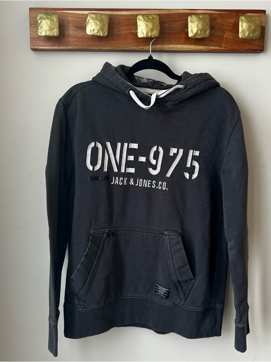 Jack & Jones Other - 🟢 5 for $25 🟢 Jack & Jones Hoodie XL Charcoal Vintage Wash Y2K Minimal Streetwea